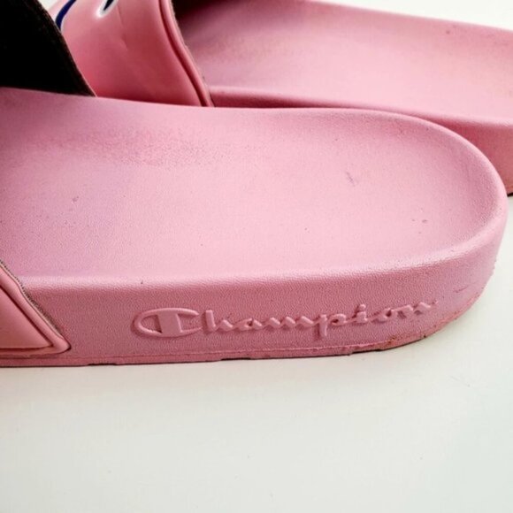 Champion Women 7 Pink Waterproof  Slip-on Flip Flops Sandel - Picture 7 of 10